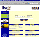 De website van Ilse in 1997